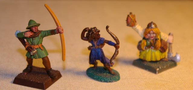 Miniaturen von Thea bemalt