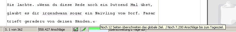 Roman ist fertig